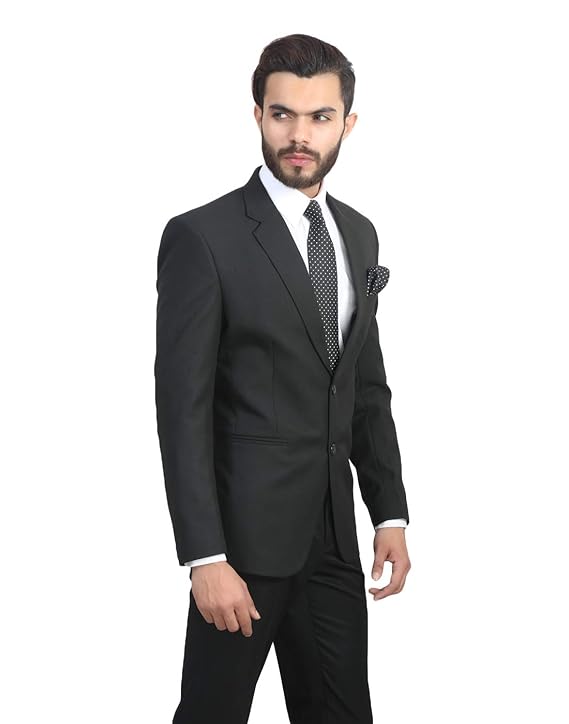 MANQ Men’s Slim Fit Single Breasted Blazer